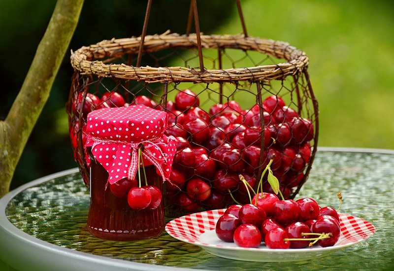Marmelade aus Kirschen