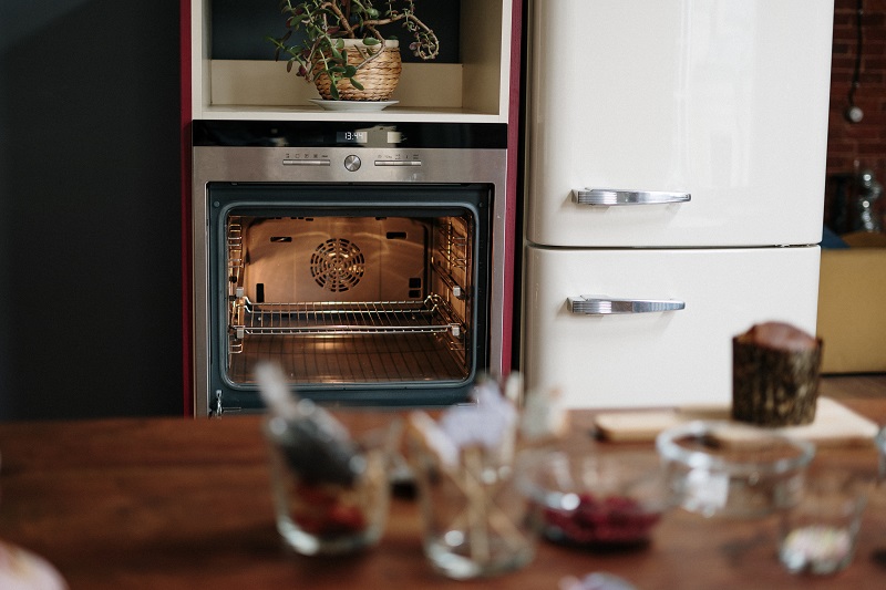 Retro Kühlschrank in der Küche