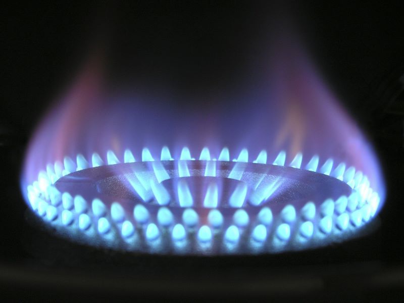 Flamme Gaskochfeld