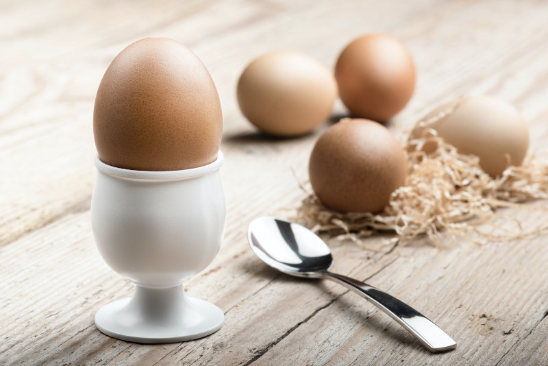 Eierbecher mit Ei