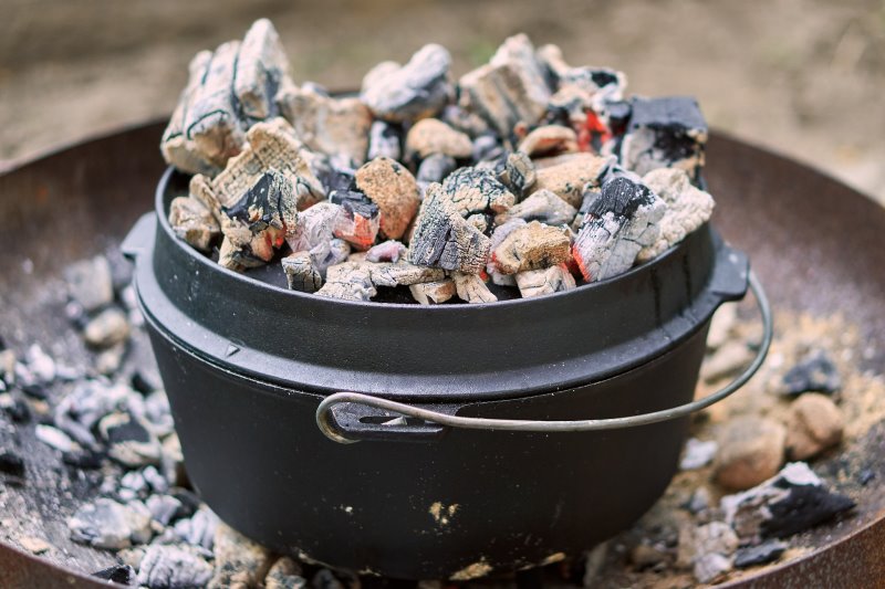 Dutch Oven auf Glut 