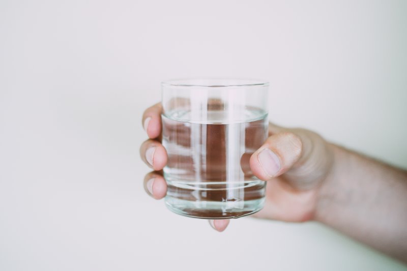 Glas klares Wasser Glas klares Wasser