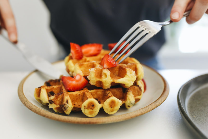 Waffel selbst machen waffel-erdbeer-machen