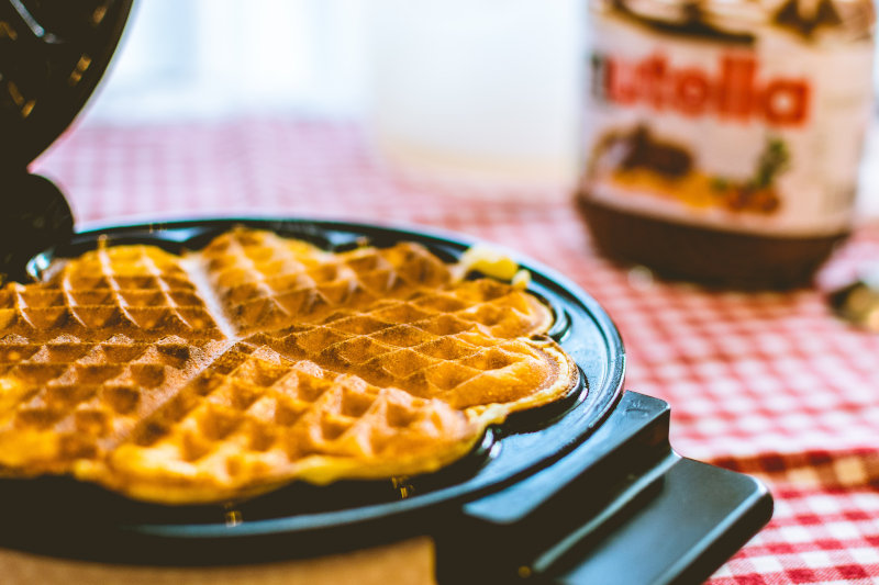 Waffeleisen aus Gusseisen im Test waffeleisen-nutella