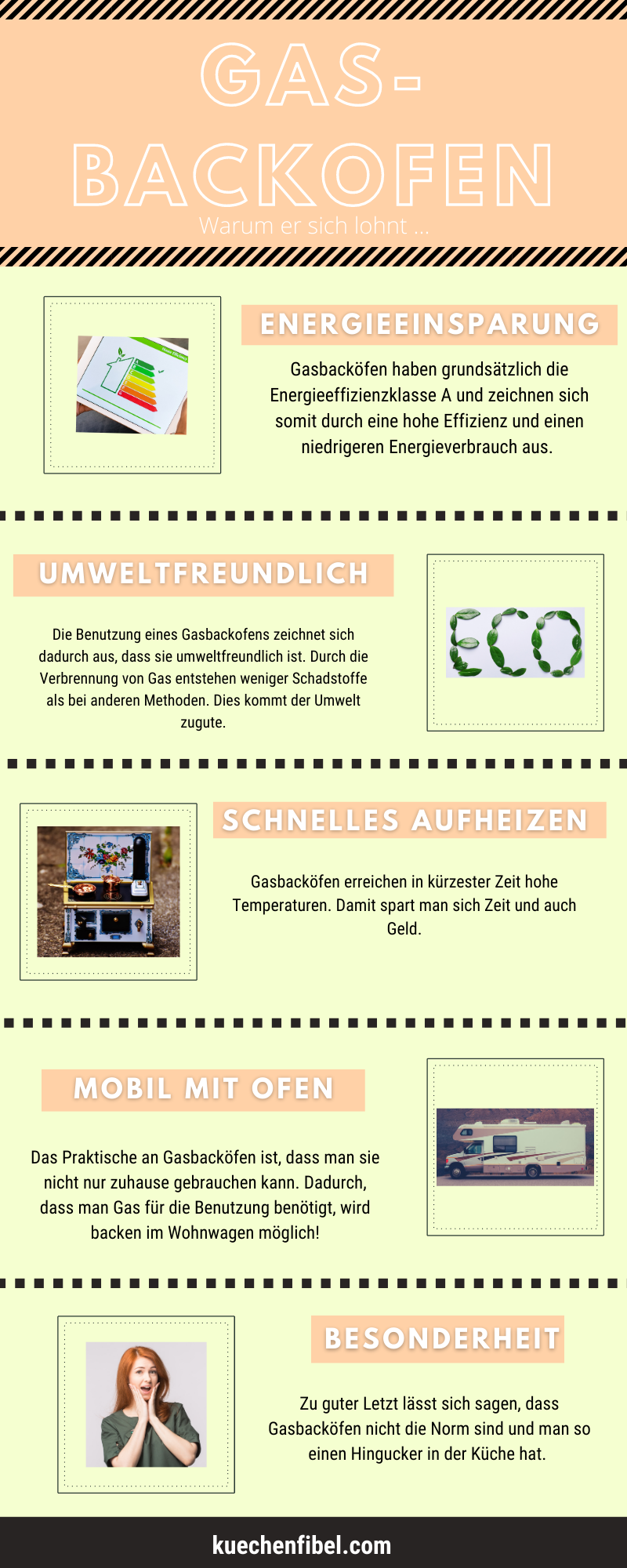 Vorteile eines Gasbackofens