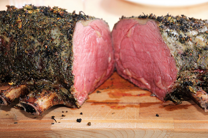 Roastbeef mit Knochen